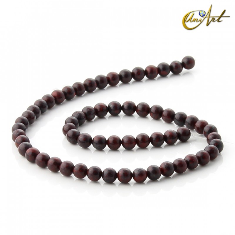 Cuentas de Jaspe breccia 6 mm