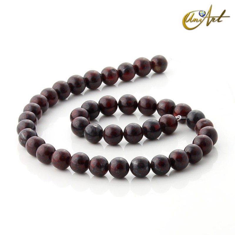 Cuentas de Jaspe breccia 10 mm