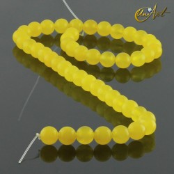Jade amarillo - bolas 8 mm
