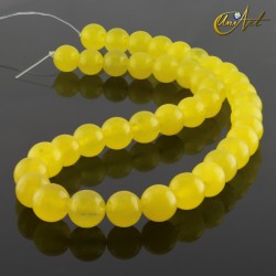 Jade amarillo - bolas 10 mm