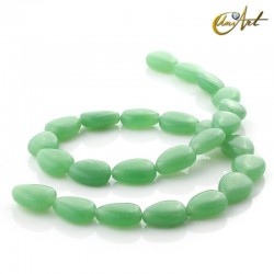 Jade verde - talla pera 16 mm.