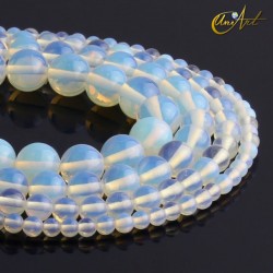 Opalite round beads