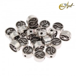 Yin Yang beads - 15 pieces