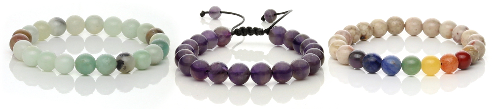 Pulseras artesanales de piedras naturales al por mayor